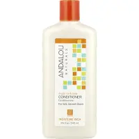Andalou Naturals , Balsam, Fugt Rig, For Bløde, Glinsende Hår, Arganolie & Shea, 11,5 fl oz (340 ml)