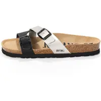 Bayton Pantoletter 'CLEO' sort / hvid