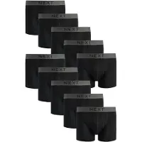 Next Boksershorts basalgrå / sort