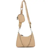 Bagmori Skuldertaske mørkebeige