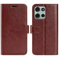 Mtp Products Motorola Moto G75 Pung med Magnetisk Lukning - brun