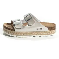 Bayton Pantoletter 'Silvia' sort / sølv