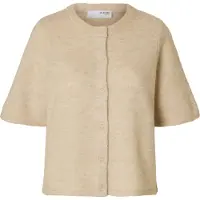 SELECTED WOMEN Cardigan 'SLFLULU' beige-meleret