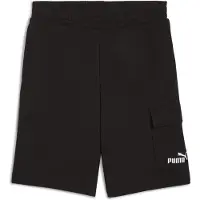 Puma Essentials No. 1 Logo Cargo 10" Shorts Men, Clothing, Black, XS