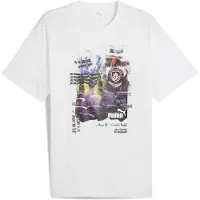 Puma T-shirt Manchester City 24/25 FtblNRGY+ - White, størrelse Large