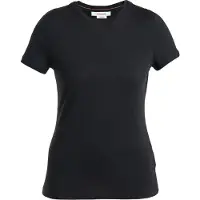 Icebreaker - Vandretøj dame - W Merino 150 Tech Lite SS Tee Black til UnisexUld - Størrelse S - Sort