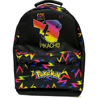 Pokémon Rygsæk - Large - 43x30x14 cm - 15L - Sort m. Neonprint - - OneSize - Rygsæk