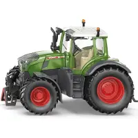 Siku Fendt 728 Vario, Traktor model, 1:32, Fendt 728 Vario, Ethvert køn, Plast, Metal, Sort, Grøn