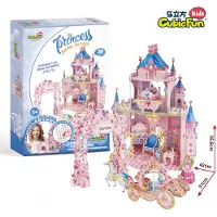 Cubic FUN cubicfun 3D-puslespil Prinsesse Hemmelig Have 92 brikker E1623H