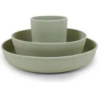 Filibabba Silicone dinner set - Green
