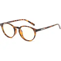 Gunnar Optiks Attaché, Unisex, Oval, Mode, Sort, Orange, Nylon, Transparent