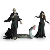 Schleich Harry Potter - Voldemort, Nagini & Bellatrix - H: 18 cm - - OneSize - Legetøjsfigur