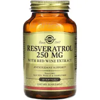 Solgar , Resveratrol, 60 Mørt Gelatiner
