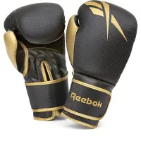 Reebok bokshandschoenen goud/zwart