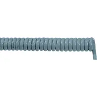 Lapp ÖLFLEX Spiral 400 P, 1,5 m, Grå, PVC, 3000 V, 0,75 mm², 5 - 50 °C