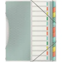 Esselte Colour'Ice - Klassificeringsmappe - 12 rum - 12 dele - med faneblade - mange farver