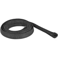 DeLOCK - Flettet hylster - 1 m - sort