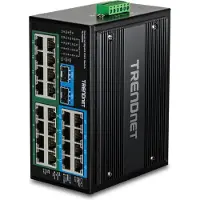Trendnet TI-PG262 26-Port Hardened Industrial Gigabit PoE+ DIN-Rail Switch