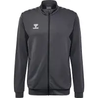 Hummel Sportssweatjakke 'AUTHENTIC' mørkegrå / sort / hvid