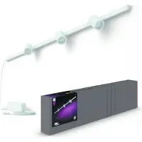 Philips Hue White and Color Ambiance Perifo - Spotlys - LED-spot lyspære x 3 - 15.9 W - tone hvid og farveomgivelser - 2000-6500 K - cylinder - hvid