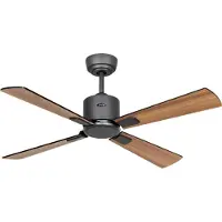CasaFan ECO NEO III 103 BG-SW/TK WiFi Loftsventilator 16 W (Ø x H) 103 cm x 360 mm Basaltgrå med fjernbetjening, Timer, Vinterdrift, App-styret
