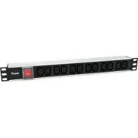 Equip 19´´ 1u C13 Rack-strømskinne