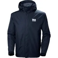 Helly Hansen Seven J, regnjakke, herre, mørkeblå