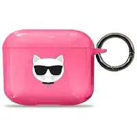 Karl Lagerfeld Choupette-etui til AirPods 3 - Pink