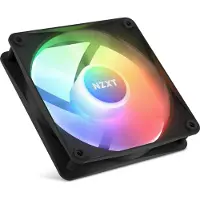 NZXT F120 RGB Core - Black - Kabinet køler - 120mm - Sort med RGB LED lys - 34 dBA