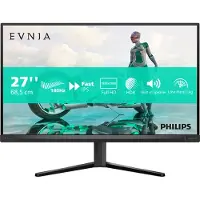Philips Evnia 3000 27M2N3200S - LED-skærm - gaming - 27 - 1920 x 1080 Full HD (1080p) @ 180 Hz - IPS - 300 cd/m² - 1000:1 - HDR10 - 0.5 ms - 2xHDMI, DisplayPort - højtalere - brunsort