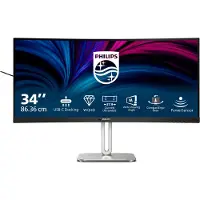 Philips 34" 5000 Series - 3440x1440 - 120Hz - VA - 96W USB-C - KVM Switch