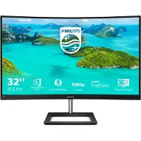 Philips E Line 322E1C/00 LED display 80 cm (31.5") 1920 x 1080 pixels Full HD LCD Black