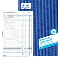 Avery 741, Blå, Hvid, Papir, 210 mm, 297 mm