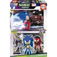 Educa 2x100 Sonic Prime Neon