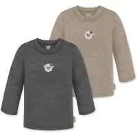 Normani Shirts 'Taupo' beige / antracit / grøn / hvid