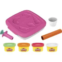 Play-Doh Opret n Go Cupcakes Playset Set med opbevaringsbeholder Arts and Crafts Activity Kids Toys for 3-Year Olds and Up