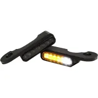 HeinzBikes LED-armatur blinklys/positionslys SORT, TOURING-MODELLER