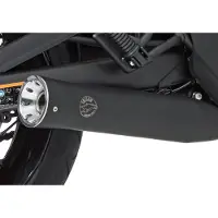 Falcon Double Groove Udstødning VULCAN S 16- M. KAT,SORT