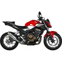 MIVV Gp Honda Cb 500 F 2019-24 H.075.l6p Homologeret Slip On Lyddæmper