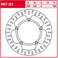 TRW Mst203 Bremse Skive