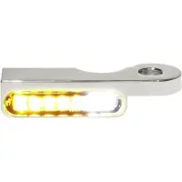 HeinzBikes Led Armatur Blinklys Krom BLINKLYS+PL,DYNA 96- KROM