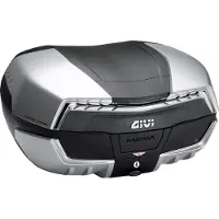Givi TOPCASE MAXIA 5 MONOKEY, 58L, FARVE ALU MONOKEY, 58L, ALU/TRANSP. sølv