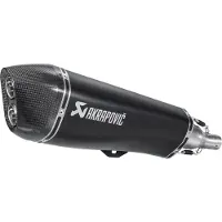 Akrapovic Scooter-Line MP3 500LT 08-RF.STÅL.SORT