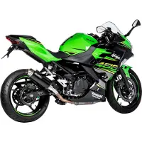 Shark Auspuff SRC4 S/O 2-1 BL NINJA 400 18- SORT