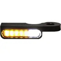 HeinzBikes LED-armatur blinklys/positionslys SORT, DYNA FRA 1996