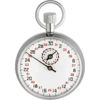 TFA-Dostmann 38.1021, Mekanisk køkkentimer, Sølv, Hvid, 15 min., Metal, Analog, 5 cm