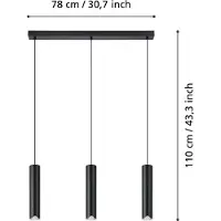 Eglo BALAMORTA-Z Zigbee LED RGB/TW sort langbordspendel