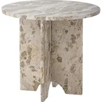Bloomingville Jasmia Sidebord, Brun, Marmor