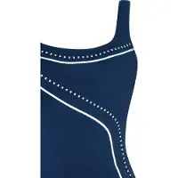 Sunmarin Badedragt navy / hvid