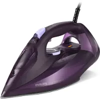 Philips Azur 7000 Series DST7051 - Dampstrygejern med automatisk afbrydelse - såleplade: SteamGlide Elite - 2800 W - mørk purpur